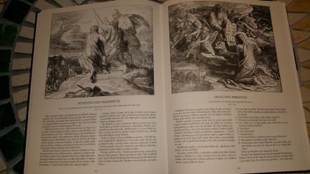 Beautiful illustrations are on nearly every page of the 1946 Slovak Bible Stories book
